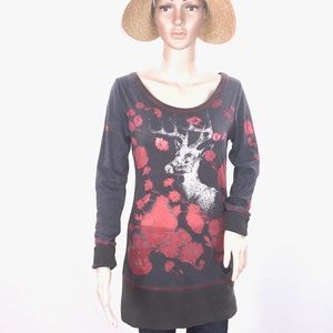 Free People - Graphic LS Top